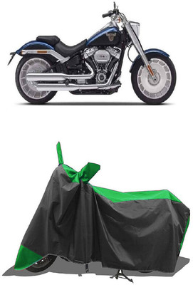 SUGASHRI Waterproof Two Wheeler Cover for Harley Davidson(Legend, Green, Black)