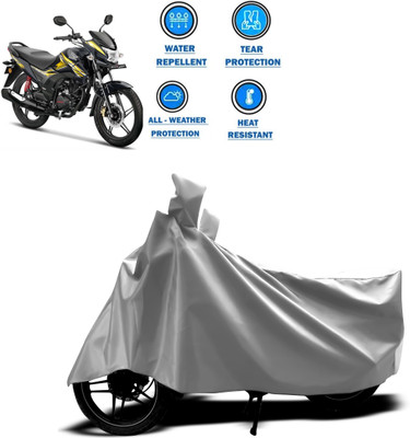 CODOKI Two Wheeler Cover for Honda(CB Shine, Silver)