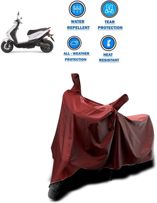 CODOKI Waterproof Two Wheeler Cover for Ampere(REO, Maroon)