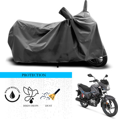 ANTHUB Waterproof Two Wheeler Cover for Hero(New Glamour, Grey)