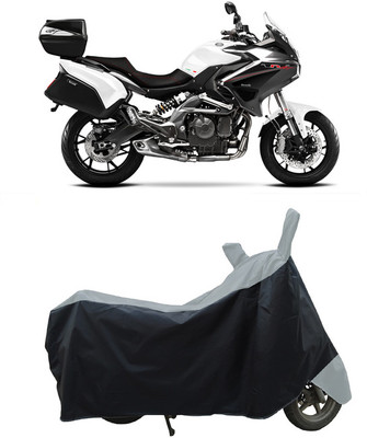 Coxtor Waterproof Two Wheeler Cover for Benelli(TNT 600 GT, Grey)