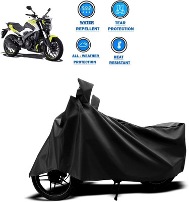PAGORA Two Wheeler Cover for Bajaj(Dominar 250, Black)