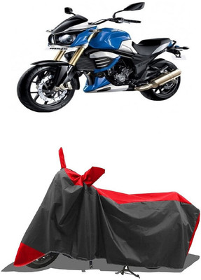 SUGASHRI Waterproof Two Wheeler Cover for Mahindra(MOJO XT 300, Red, Black)