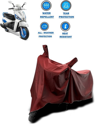 SK AUTO Two Wheeler Cover for Mahindra(Gusto 125, Maroon)