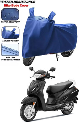 RONISH Waterproof Two Wheeler Cover for Honda(Activa 6G, Blue)