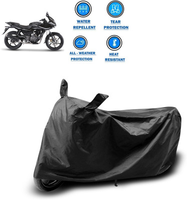 PAGORA Two Wheeler Cover for Bajaj(Pulsar 220 DTS-i, Black)