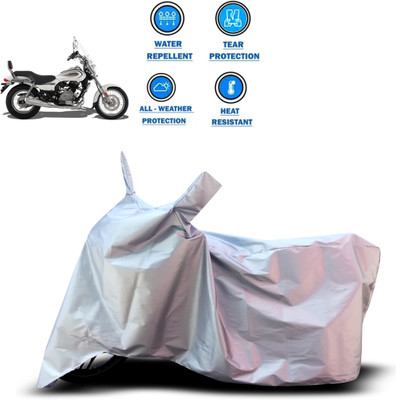 CODOKI Two Wheeler Cover for Bajaj(Avenger Street 220, Silver)