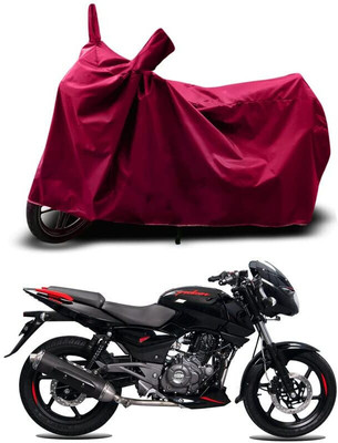 SK AUTO Two Wheeler Cover for Bajaj(Pulsar 150, Maroon)