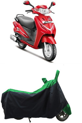 Coxtor Waterproof Two Wheeler Cover for Hero(Duet LX 110CC BS6, Green)