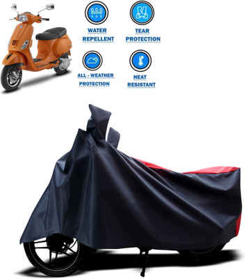 CODOKI Two Wheeler Cover for Piaggio(Vespa SXL 125, Red)