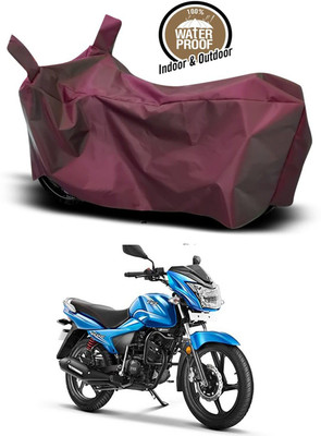 SK AUTO Two Wheeler Cover for TVS(Victor, Maroon)