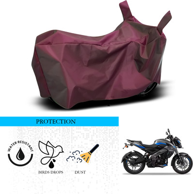 SnehaSales Waterproof Two Wheeler Cover for Bajaj(Pulsar 200NS FI, Maroon)