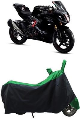 Coxtor Waterproof Two Wheeler Cover for TVS(Apache RTR 310 BS6, Green)