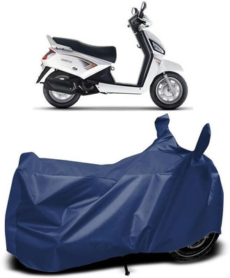 SK AUTO Two Wheeler Cover for Mahindra(Gusto 125, Blue)
