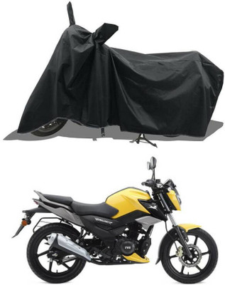 SK AUTO Waterproof Two Wheeler Cover for Universal For Bike(Raider, Black, Clear)