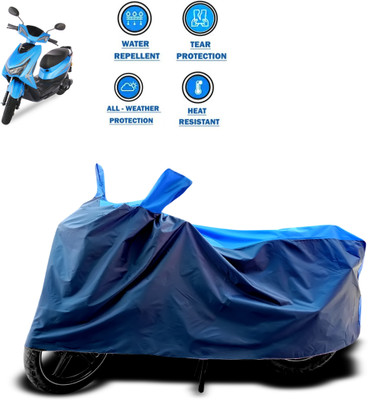CODOKI Two Wheeler Cover for Ampere(E Lite, Blue)