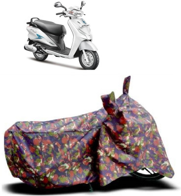 SUGASHRI Waterproof Two Wheeler Cover for Hero(Duet VX 110CC, Multicolor)