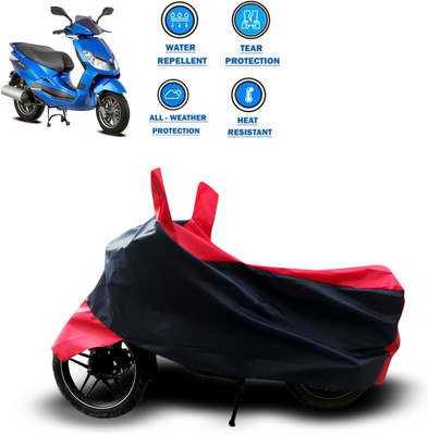 PAGORA Two Wheeler Cover for Bajaj(Blade 125, Red)