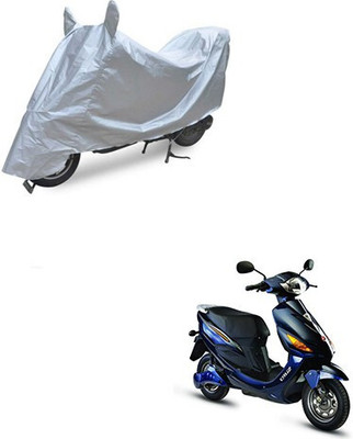 SK AUTO Waterproof Two Wheeler Cover for Hero(Electric Cruz, Silver)