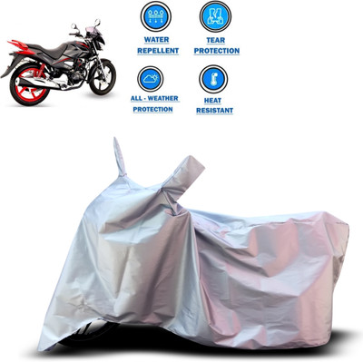 CODOKI Two Wheeler Cover for Hero(CBZ, Silver)