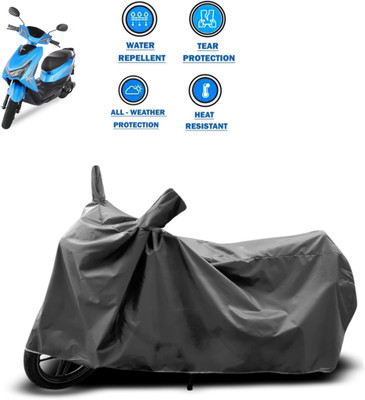 PAGORA Two Wheeler Cover for Ampere(E Lite, Grey)