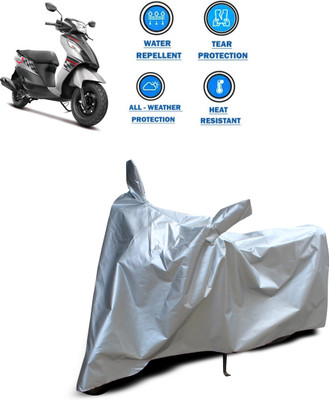 PAGORA Two Wheeler Cover for Suzuki(Let's, Silver)