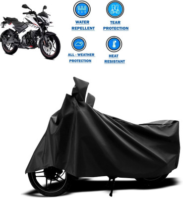 PAGORA Two Wheeler Cover for Bajaj(Pulsar NS 200, Black)