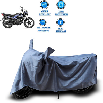 CODOKI Two Wheeler Cover for Hero(Splendor NXG, Grey)