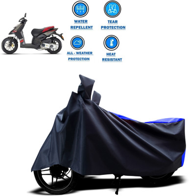 GOSHIV-car and bike accessories Two Wheeler Cover for Aprilia(SR 125, Blue)