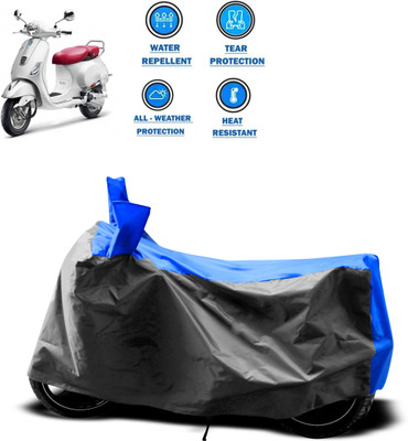 PAGORA Two Wheeler Cover for Vespa(Elegante 150, Grey)