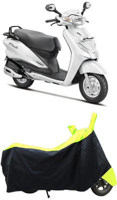 Coxtor Waterproof Two Wheeler Cover for Hero(Duet VX 110CC BS6, Yellow)