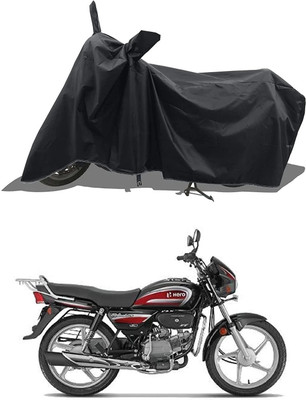 SK AUTO Two Wheeler Cover for Hero(MotoCorp Splendor Plus, Black)