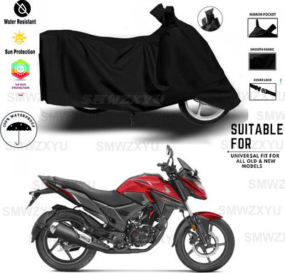 SK AUTO Waterproof Two Wheeler Cover for Honda, Universal For Bike(Black)