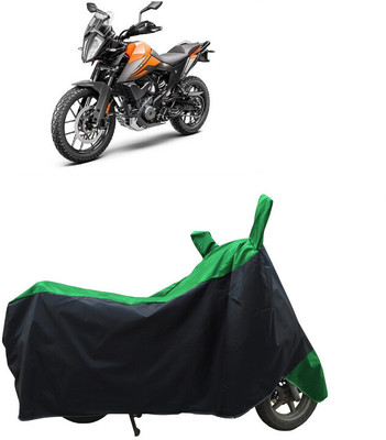 Coxtor Waterproof Two Wheeler Cover for KTM(390 Adventure BS6, Green)