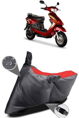 SK AUTO Waterproof Two Wheeler Cover for Avon(E Lite, Red, Black)