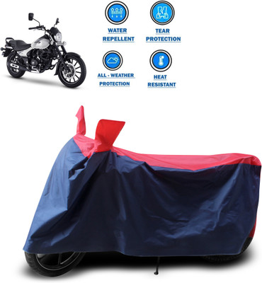 GOSHIV-car and bike accessories Two Wheeler Cover for Bajaj(Avenger 220 Street, Red)