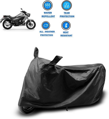 CODOKI Two Wheeler Cover for Suzuki(intruder 150, Black)