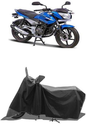 SUGASHRI Waterproof Two Wheeler Cover for Bajaj(XCD 135, Grey, Black)