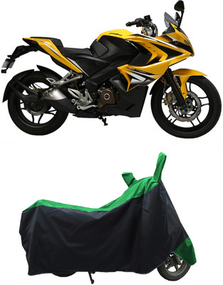 Coxtor Waterproof Two Wheeler Cover for Bajaj(Pulsar SS400 BS6, Green)