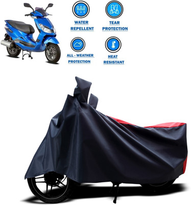 PAGORA Two Wheeler Cover for Bajaj(Blade 125, Red)