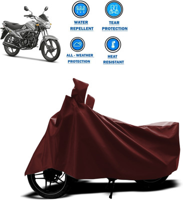 CODOKI Waterproof Two Wheeler Cover for Suzuki(Hayate, Maroon)