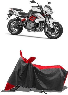 SUGASHRI Waterproof Two Wheeler Cover for Benelli(TNT 600i, Red, Black)