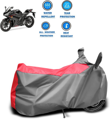 CODOKI Two Wheeler Cover for Yamaha(YZF R3, Grey)
