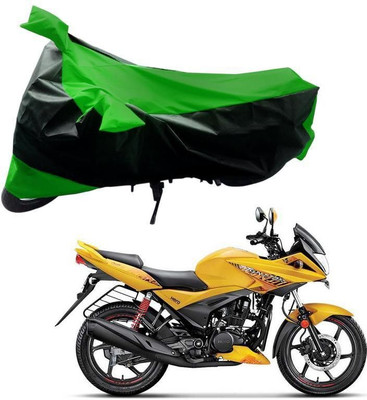 SK AUTO Two Wheeler Cover for Hero(Ignitor, Black, Green)