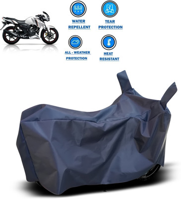 CODOKI Two Wheeler Cover for TVS(Apache 150, Blue)