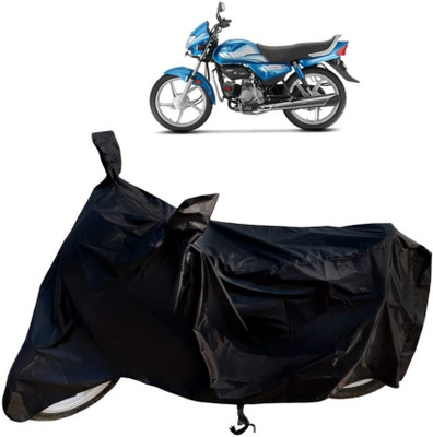 SK AUTO Two Wheeler Cover for Hero(HF Deluxe, Black)
