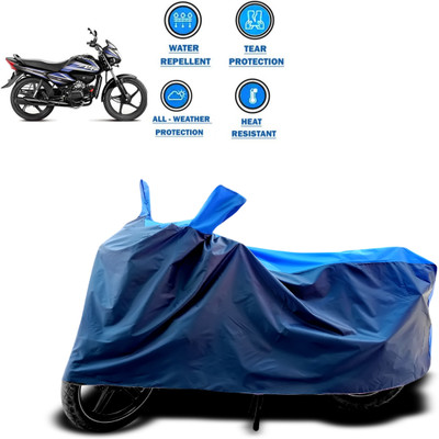CODOKI Two Wheeler Cover for Hero(Splendor NXG, Blue)