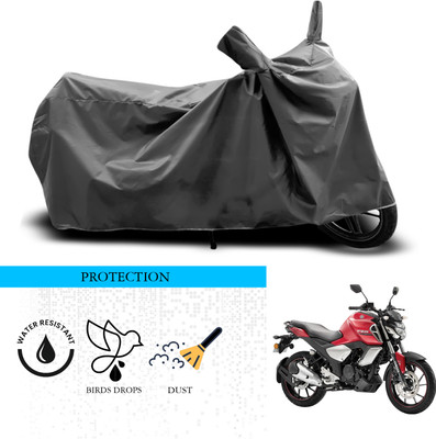 ANTHUB Waterproof Two Wheeler Cover for Yamaha(FZ V3, Grey)
