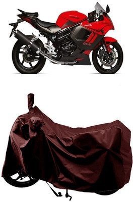 SUGASHRI Waterproof Two Wheeler Cover for Hyosung(GT650R, Maroon)