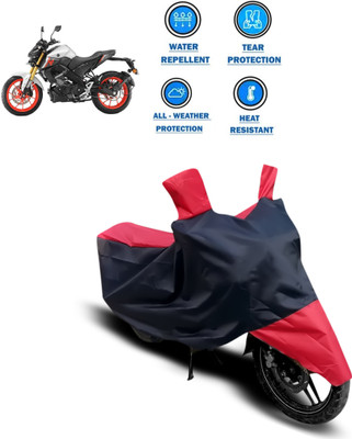 GOSHIV-car and bike accessories Two Wheeler Cover for Yamaha(Red)